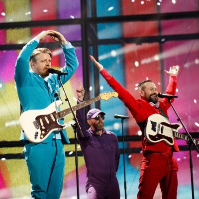Die isländische Band Pollapönk Beim Eurovision Song Contest 2014